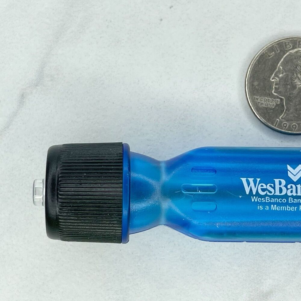 WesBanco Advertising Flashlight Keychain Keyring - Picture 7 of 9